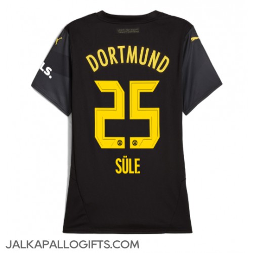 Borussia Dortmund Niklas Sule #25 Vieraspaita Naiset 2024-25 Lyhythihainen